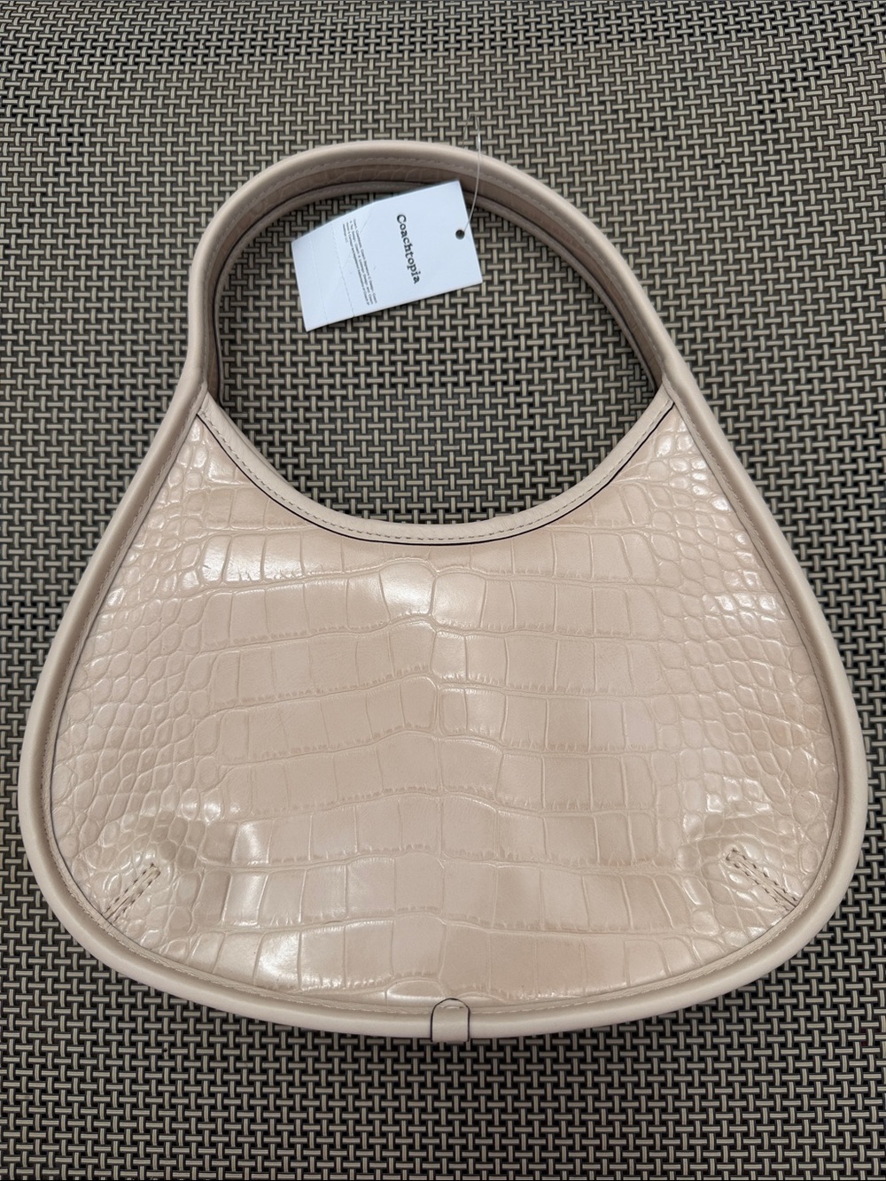 NWT Coach Croc-Embossed Coachtopia Ergo Bag - Picture 2 of 6